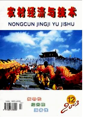 农村经济与技术 农村经济与技术